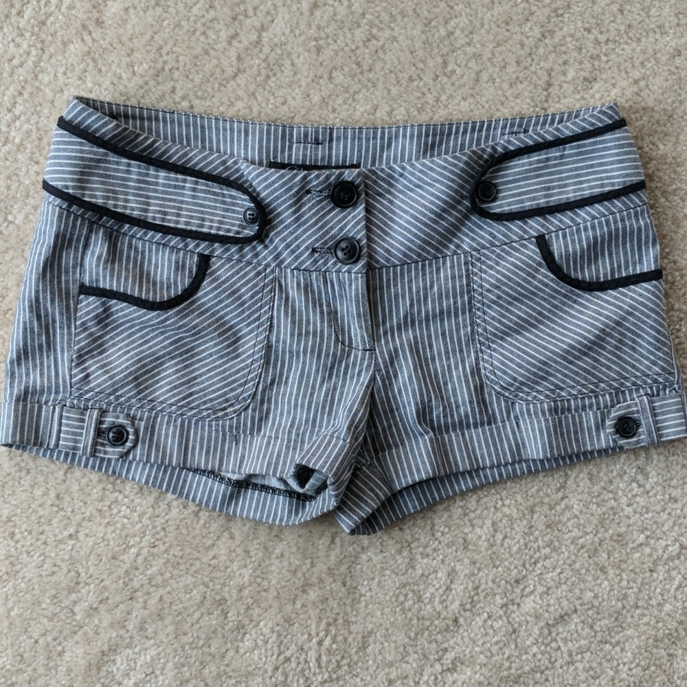 Charlotte Russe Pin Stripe Shorts